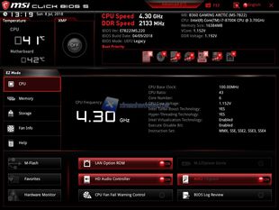 MSI B360 Arctic BIOS 1